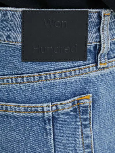 Won Hundred Logo-patch Jeans In Blue