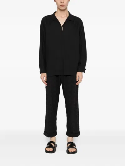 Smr Days Malibu Textured Trousers In Black