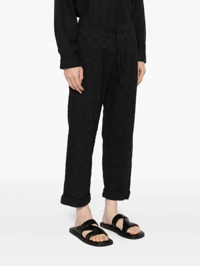 Smr Days Malibu Textured Trousers In Black