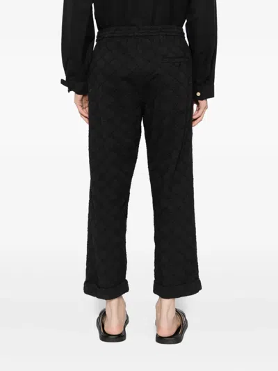 Smr Days Malibu Textured Trousers In Black
