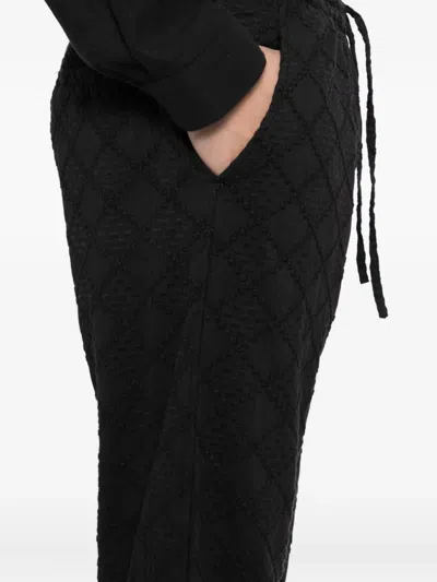 Smr Days Malibu Textured Trousers In Black