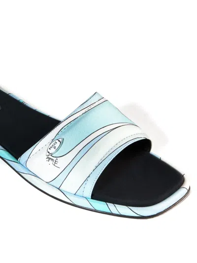 Pucci Yummy Sandals In Blue