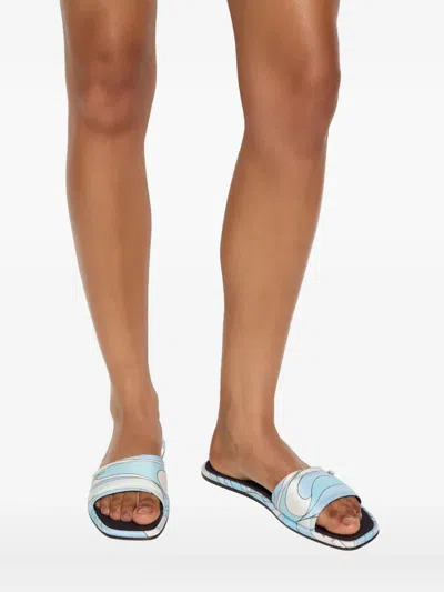 Pucci Yummy Sandals In Blue