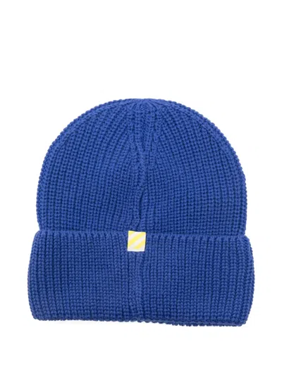 Billieblush Logo-patch Beanie In Blue