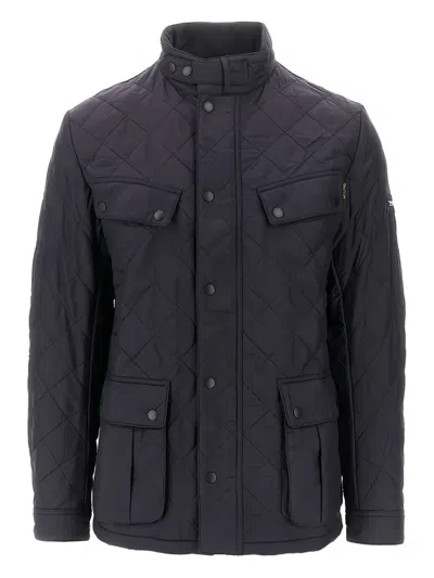 Barbour International Ariel Polarquilt Button Fastening Jacket In Multi