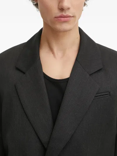 Won Hundred Single-breasted Notched-lapel Suit In Black