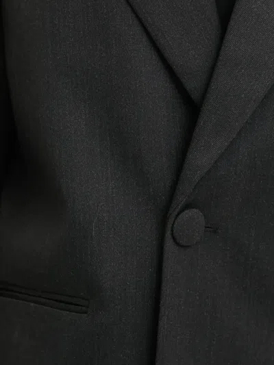 Won Hundred Single-breasted Notched-lapel Suit In Black