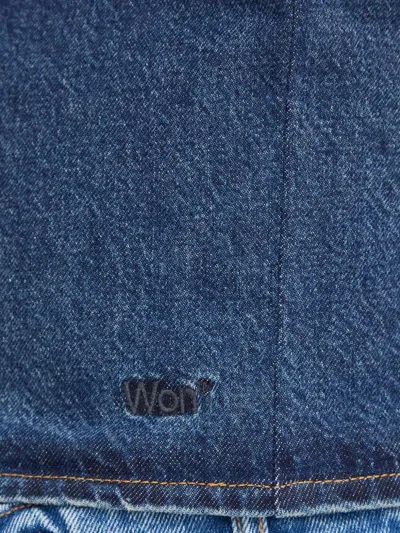 Won Hundred Tie-back Strapless Top In Blue