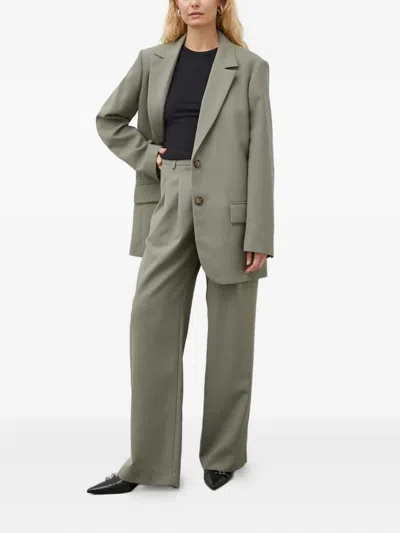 Won Hundred Buttoned-fastening Blazer In Green