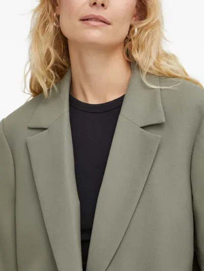 Won Hundred Buttoned-fastening Blazer In Green