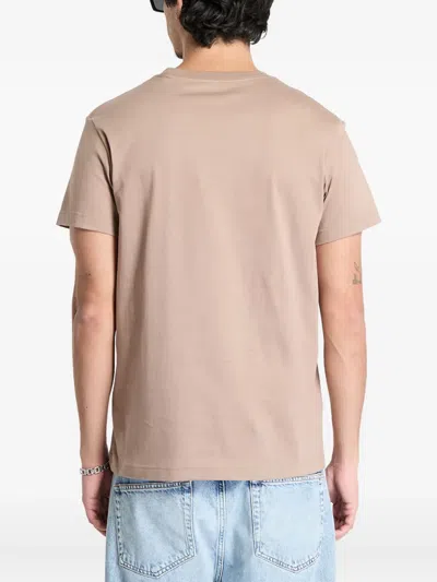 Calvin Klein Jeans Est.1978 Cotton T-shirt In Brown