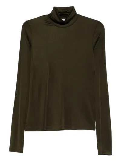 Filippa K Turtleneck Long-sleeve Top In Green