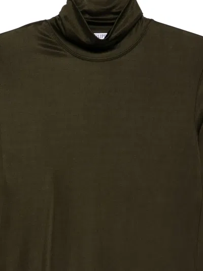 Filippa K Turtleneck Long-sleeve Top In Green