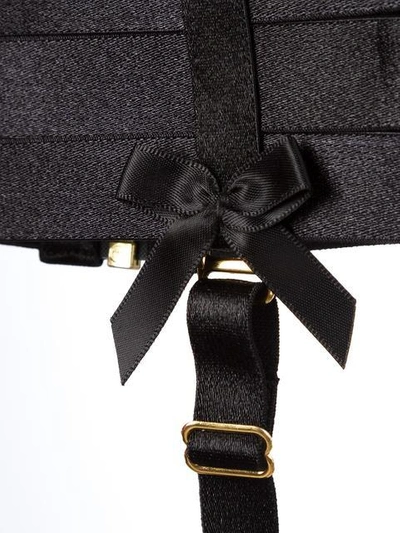 Shop Bordelle Strap Suspender Belt In Black
