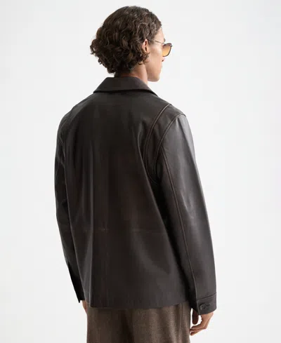 Scotch & Soda Men's Front Button Blazer In Brown