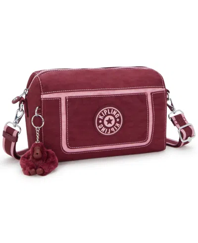 Kipling Abanu Medium Crossbody Bag In Red