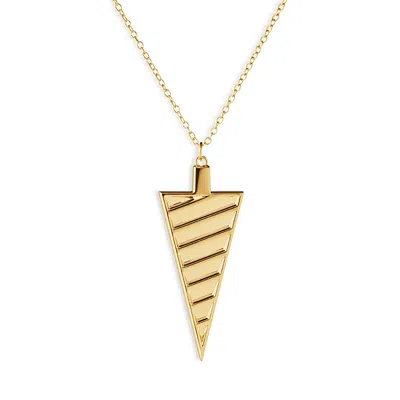 Georg Jensen Gold Plated Cornet Ornament In Gold