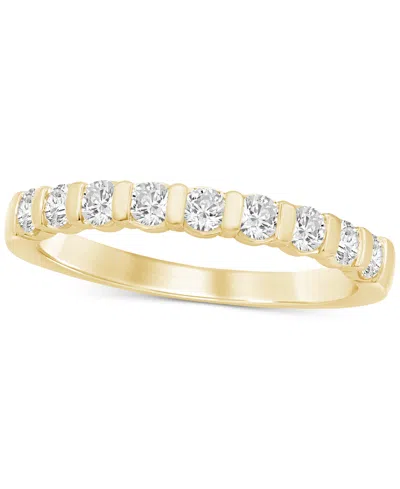 Macy's Lab Grown Diamond Ring (1/2 Ct. T.w.) In 14k White Or Yellow Gold In Gold