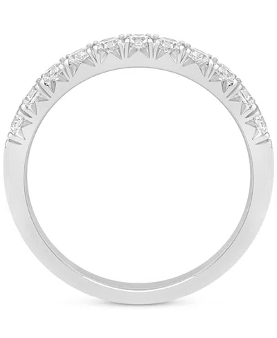 Macy's Lab Grown Diamond Ring (1/2 Ct. T.w.) In 14k White Or Yellow Gold In Metallic