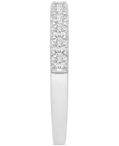 Macy's Lab Grown Diamond Ring (1/2 Ct. T.w.) In 14k White Or Yellow Gold In Metallic