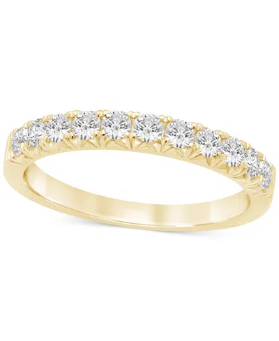 Macy's Lab Grown Diamond Ring (1/2 Ct. T.w.) In 14k White Or Yellow Gold In Gold