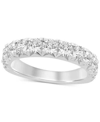 Macy's Lab Grown Diamond Ring (2 Ct. T.w.) In 14k White Or Yellow Gold In Metallic