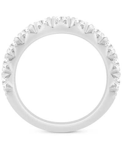 Macy's Lab Grown Diamond Ring (2 Ct. T.w.) In 14k White Or Yellow Gold In Metallic