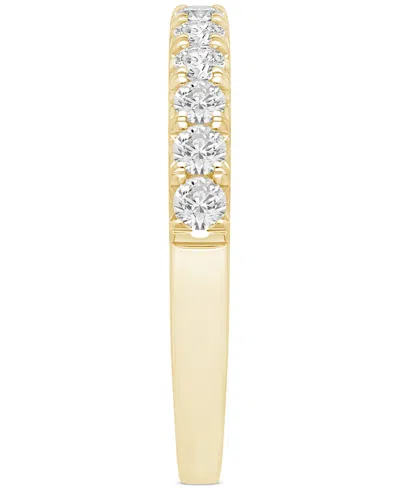 Macy's Lab Grown Diamond Ring (1/2 Ct. T.w.) In 14k White Or Yellow Gold In Gold