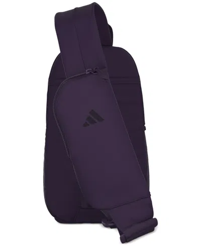 Adidas Originals Women's Essentials 3 Sling Crossbody Bag In Purple