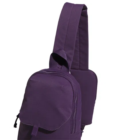 Adidas Originals Women's Essentials 3 Sling Crossbody Bag In Purple