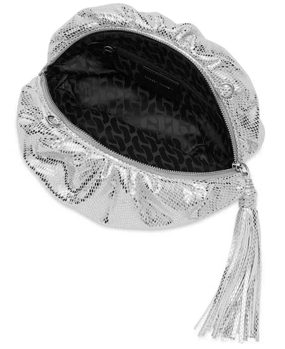 Rebecca Minkoff Small Ruched Clutch Bag In Silver