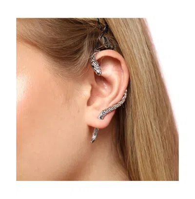 Sohi Party Cuff Earrings In Brown