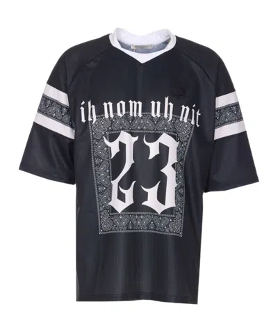 Ih Nom Uh Nit Oversized Graphic Print Crewneck T-shirt In Black