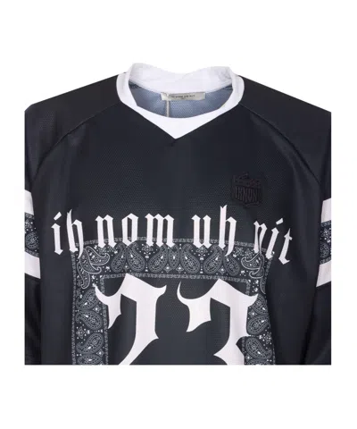 Ih Nom Uh Nit Oversized Graphic Print Crewneck T-shirt In Black