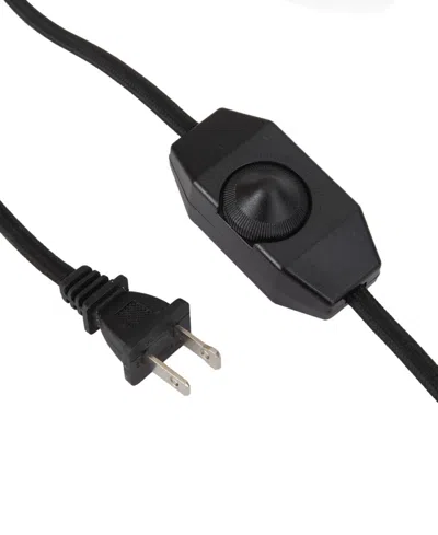 Nova Of California Moonlight 19" Natural Burlap 4-way Rotary Switch Table Lamp In Brown