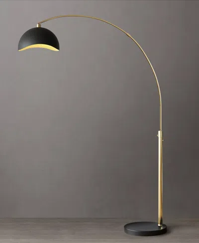 Nova Of California Luna Bella Arc 92in Floor Lamp With Dimmer Switch In Black