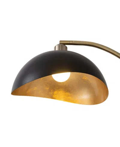 Nova Of California 60" Metal Luna Bella Arc Floor Lamp In Black