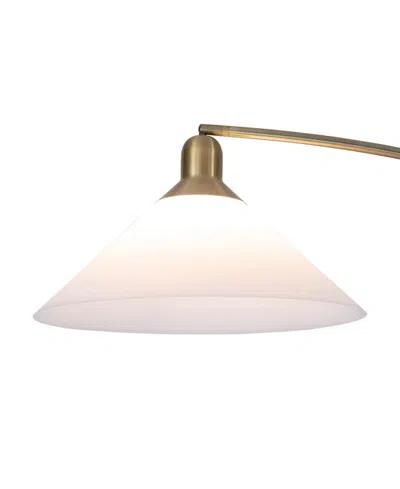 Nova Of California Melmar Arc Floor Lamp With Dimmer Switch In Brown