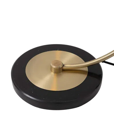 Nova Of California 60" Metal Luna Bella Arc Floor Lamp In Black