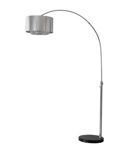 Nova Of California 94" Metal Marilyn 1 Light Arc Floor Lamp In Metallic
