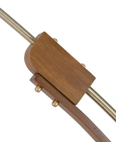 Nova Of California Melmar Arc Floor Lamp With Dimmer Switch In Brown