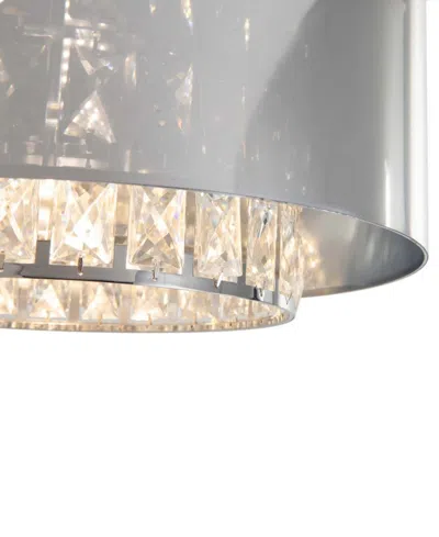 Nova Of California 94" Metal Marilyn 1 Light Arc Floor Lamp In Metallic