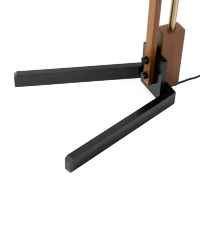 Nova Of California Melmar Chairside Arc Floor Lamp With Dimmer Switch In Multi