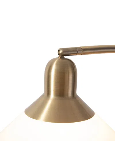 Nova Of California Melmar Chairside Arc Floor Lamp With Dimmer Switch In Multi