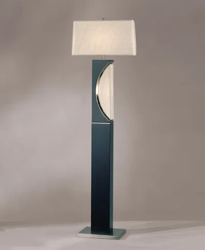 Nova Of California 63" Metal Half Moon Floor Lamp In Brown