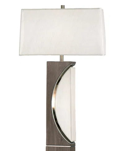Nova Of California 63" Metal Half Moon Floor Lamp In Brown