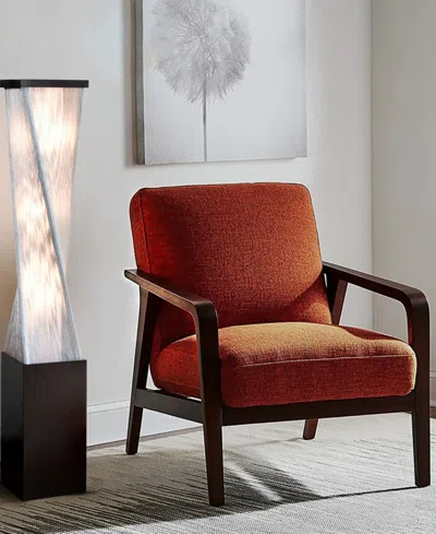 Nova Of California 54" Wood Torque String Floor Lamp In Black