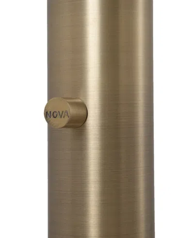 Nova Of California 83" Metal Rancho Mirage 1 Light Arc Floor Lamp In Metallic