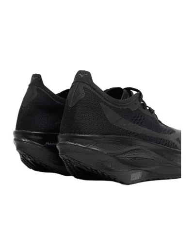 Comme Des Garçons X Mizuno Wave Rebellion Pro 3 Openwork Sneakers In Black