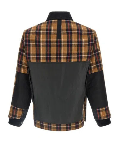 Junya Watanabe Lightweight Check Jacket Jackets And Coats Brown In Black